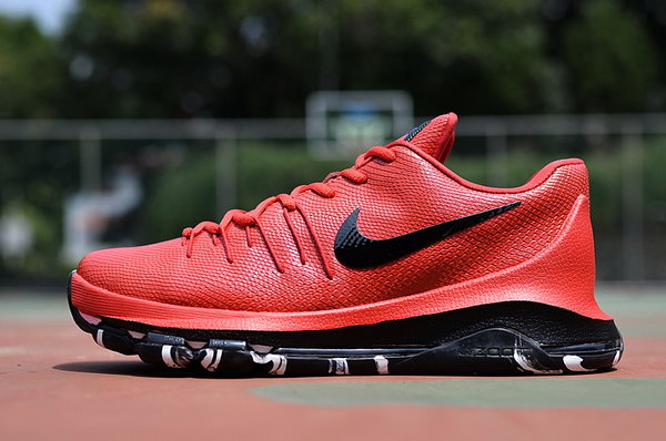Cheap Kd 8 Leather Red Black Discount